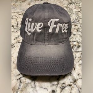 BRAND NEW “Live Free” Adjustable Hat (Unisex)
